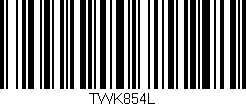 Código de barras (EAN, GTIN, SKU, ISBN): 'TWK854L'