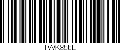 Código de barras (EAN, GTIN, SKU, ISBN): 'TWK856L'