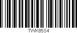 Código de barras (EAN, GTIN, SKU, ISBN): 'TWK85S4'