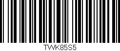 Código de barras (EAN, GTIN, SKU, ISBN): 'TWK85S5'