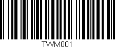 Código de barras (EAN, GTIN, SKU, ISBN): 'TWM001'