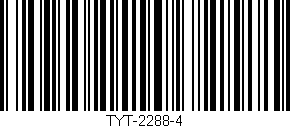 Código de barras (EAN, GTIN, SKU, ISBN): 'TYT-2288-4'
