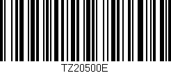 Código de barras (EAN, GTIN, SKU, ISBN): 'TZ20500E'