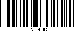 Código de barras (EAN, GTIN, SKU, ISBN): 'TZ20608D'