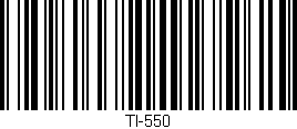 Código de barras (EAN, GTIN, SKU, ISBN): 'Tl-550'
