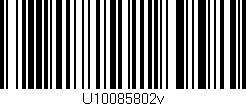 Código de barras (EAN, GTIN, SKU, ISBN): 'U10085802v'