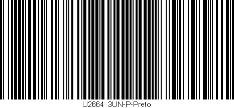 Código de barras (EAN, GTIN, SKU, ISBN): 'U2664_3UN-P-Preto'