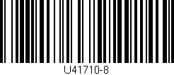 Código de barras (EAN, GTIN, SKU, ISBN): 'U41710-8'