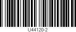 Código de barras (EAN, GTIN, SKU, ISBN): 'U44120-2'