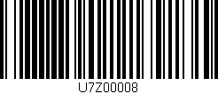 Código de barras (EAN, GTIN, SKU, ISBN): 'U7Z00008'