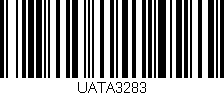 Código de barras (EAN, GTIN, SKU, ISBN): 'UATA3283'