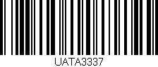Código de barras (EAN, GTIN, SKU, ISBN): 'UATA3337'