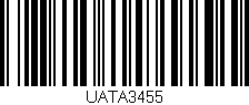 Código de barras (EAN, GTIN, SKU, ISBN): 'UATA3455'