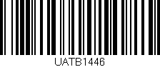 Código de barras (EAN, GTIN, SKU, ISBN): 'UATB1446'