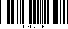 Código de barras (EAN, GTIN, SKU, ISBN): 'UATB1486'