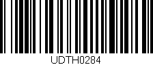 Código de barras (EAN, GTIN, SKU, ISBN): 'UDTH0284'