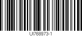 Código de barras (EAN, GTIN, SKU, ISBN): 'UI768973-1'