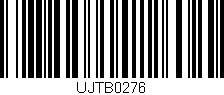 Código de barras (EAN, GTIN, SKU, ISBN): 'UJTB0276'