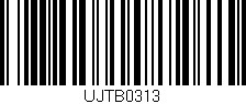 Código de barras (EAN, GTIN, SKU, ISBN): 'UJTB0313'