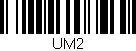 Código de barras (EAN, GTIN, SKU, ISBN): 'UM2'