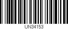 Código de barras (EAN, GTIN, SKU, ISBN): 'UN34153'