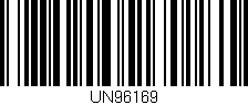 Código de barras (EAN, GTIN, SKU, ISBN): 'UN96169'