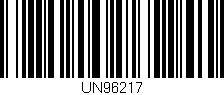 Código de barras (EAN, GTIN, SKU, ISBN): 'UN96217'