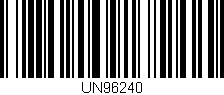 Código de barras (EAN, GTIN, SKU, ISBN): 'UN96240'