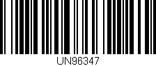 Código de barras (EAN, GTIN, SKU, ISBN): 'UN96347'