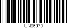 Código de barras (EAN, GTIN, SKU, ISBN): 'UN96879'