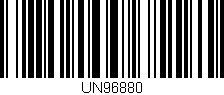 Código de barras (EAN, GTIN, SKU, ISBN): 'UN96880'