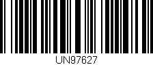 Código de barras (EAN, GTIN, SKU, ISBN): 'UN97627'
