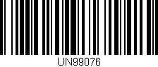 Código de barras (EAN, GTIN, SKU, ISBN): 'UN99076'