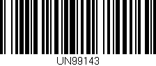 Código de barras (EAN, GTIN, SKU, ISBN): 'UN99143'