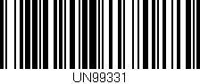 Código de barras (EAN, GTIN, SKU, ISBN): 'UN99331'