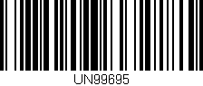 Código de barras (EAN, GTIN, SKU, ISBN): 'UN99695'