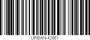 Código de barras (EAN, GTIN, SKU, ISBN): 'URBAN-42861'