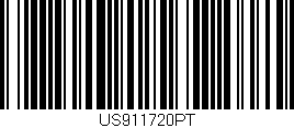 Código de barras (EAN, GTIN, SKU, ISBN): 'US911720PT'
