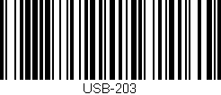 Código de barras (EAN, GTIN, SKU, ISBN): 'USB-203'