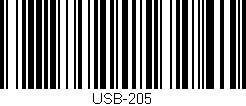 Código de barras (EAN, GTIN, SKU, ISBN): 'USB-205'