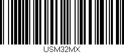 Código de barras (EAN, GTIN, SKU, ISBN): 'USM32MX'