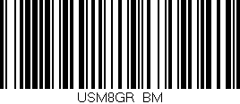 Código de barras (EAN, GTIN, SKU, ISBN): 'USM8GR/BM'