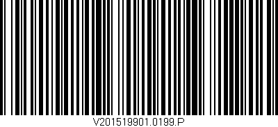 Código de barras (EAN, GTIN, SKU, ISBN): 'V201519901.0199.P'