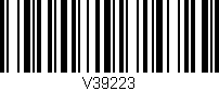 Código de barras (EAN, GTIN, SKU, ISBN): 'V39223'
