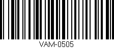 Código de barras (EAN, GTIN, SKU, ISBN): 'VAM-0505'