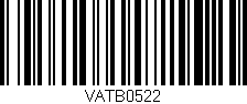 Código de barras (EAN, GTIN, SKU, ISBN): 'VATB0522'