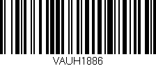 Código de barras (EAN, GTIN, SKU, ISBN): 'VAUH1886'
