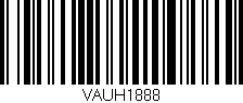 Código de barras (EAN, GTIN, SKU, ISBN): 'VAUH1888'