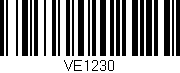 Código de barras (EAN, GTIN, SKU, ISBN): 'VE1230'