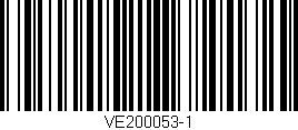 Código de barras (EAN, GTIN, SKU, ISBN): 'VE200053-1'